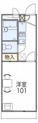 レオパレスコスモーＳの物件間取画像